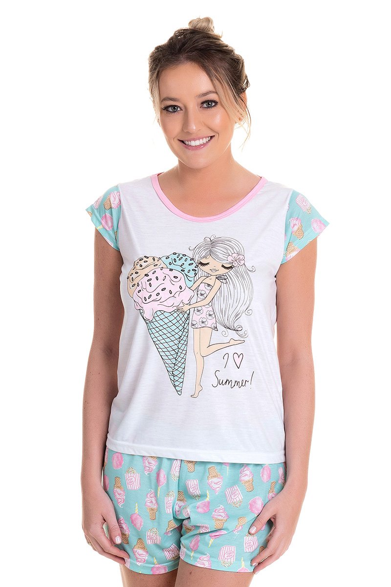 pijama feminino boneca sorvete jc186 4 2
