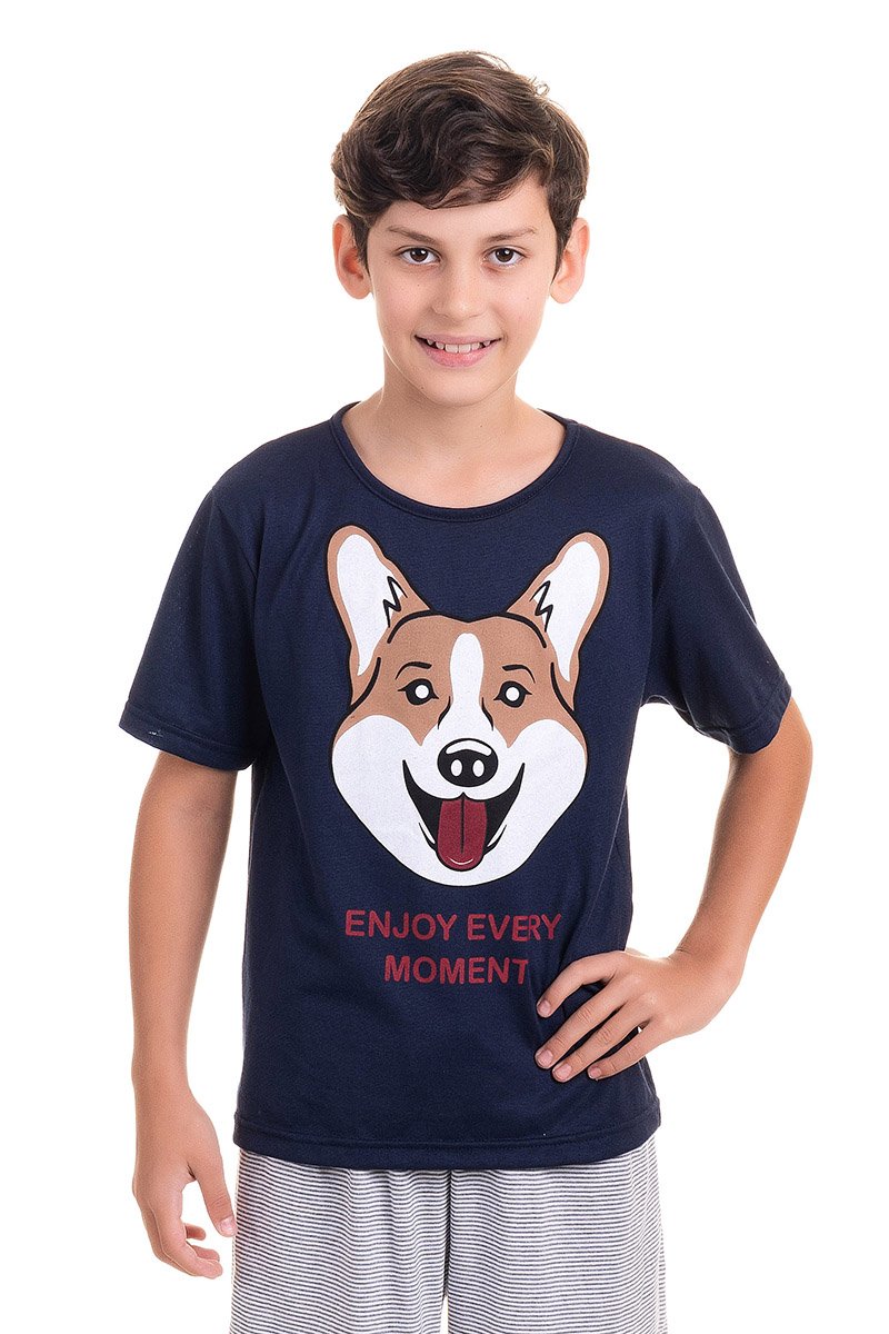 pijama masculino juvenil cachorro sg8677 2