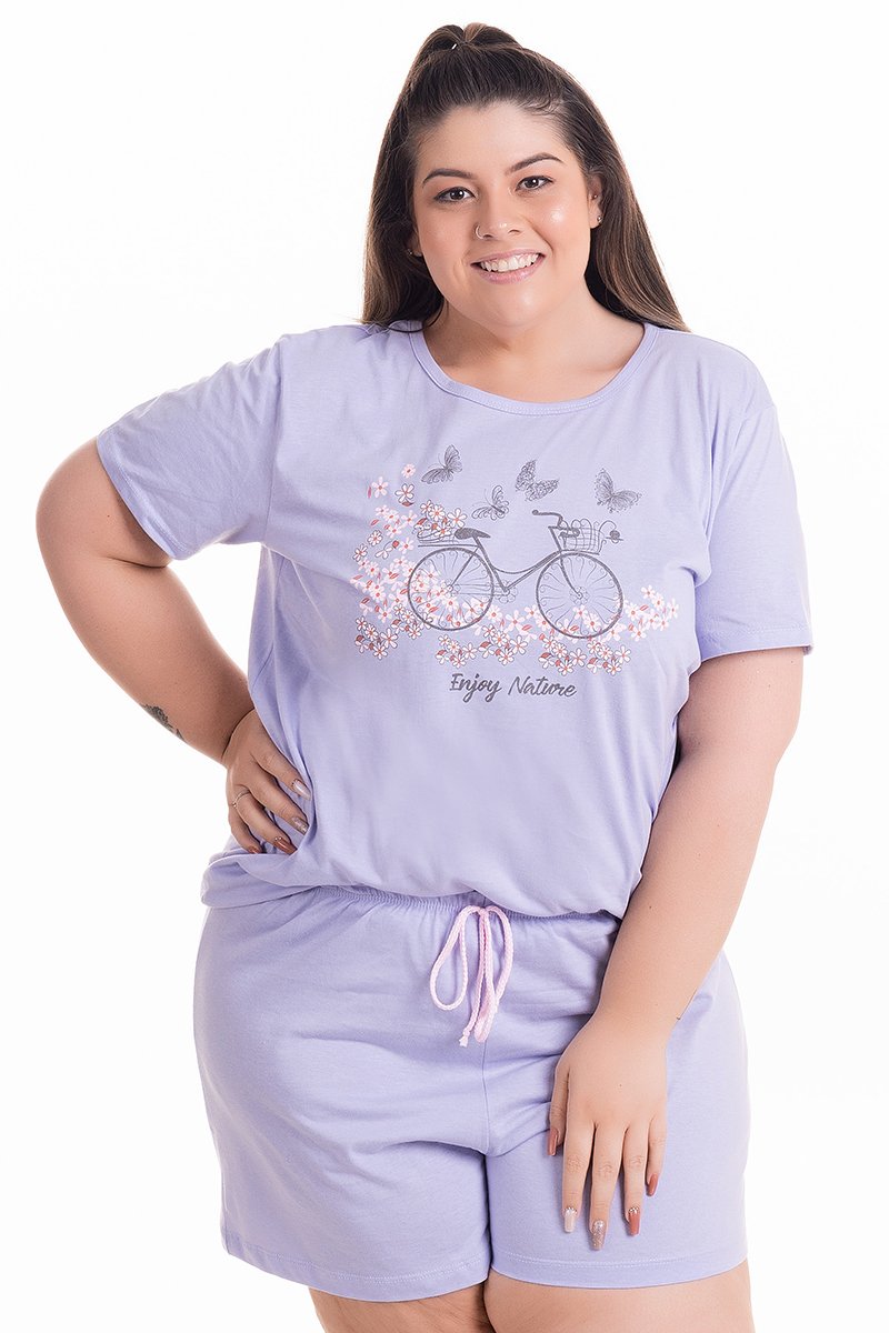 pijama feminino bicicleta lilas toy143 5 1