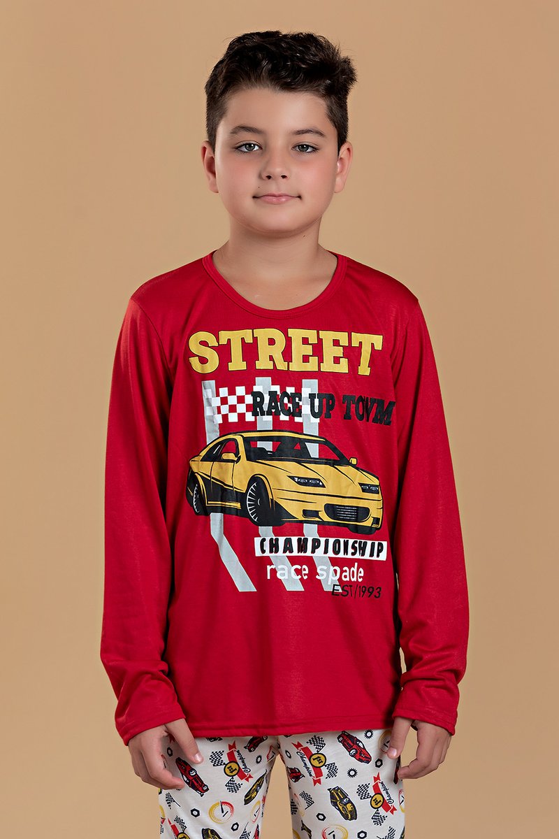 pijama infantil masculino street champion toy7723 02 2