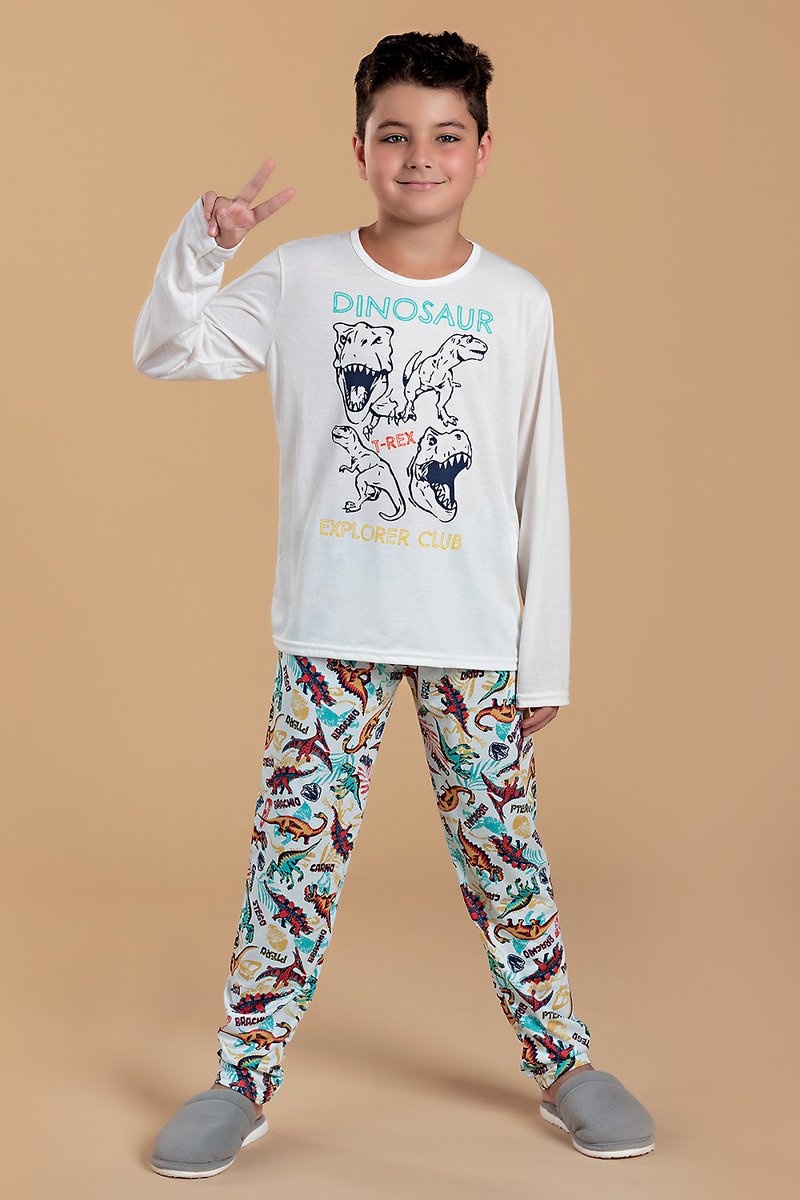 pijama infantil masculino t rex toy7723 04 1
