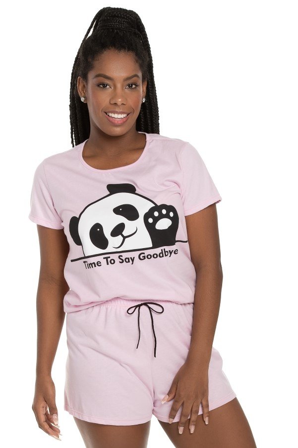 pijama feminino panda toy517t